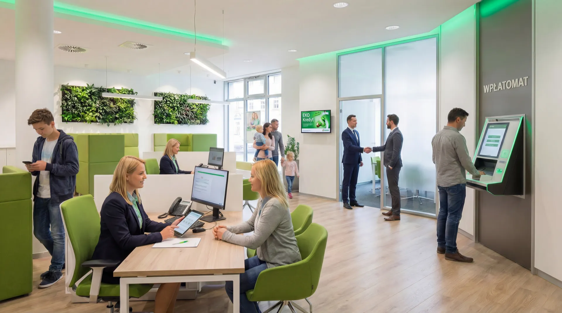 Placówka bankowa — wariant 1b