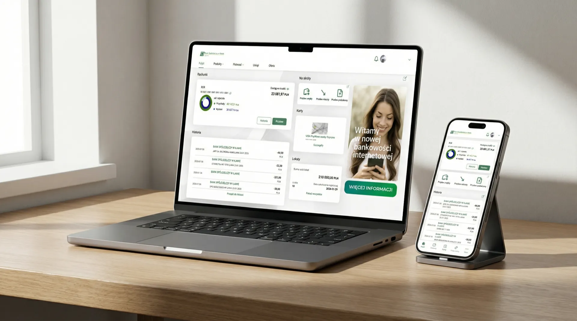 Bankowość internetowa NOVUM — pełna obsługa konta online